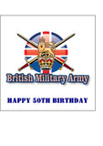 BMA British Military Army Logo Edible Icing Cake Topper or Ribbon
