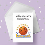 Basketball 02 Edible Icing Cake Topper or Ribbon