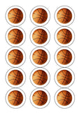 Basketball 02 Edible Icing Cake Topper or Ribbon