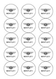 Bentley Logo Edible Icing Cake Topper or Ribbon