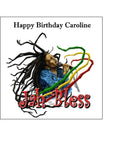 Bob Marley 02 Edible Icing Cake Topper or Ribbon