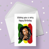 Bob Marley 02 Edible Icing Cake Topper or Ribbon