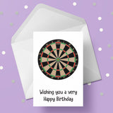 Dartboard Dart Board Darts 02 Edible Icing Cake Topper or Ribbon