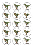 Dinosaur 02 Edible Icing Cake Topper - T Rex Dinosaur Topper