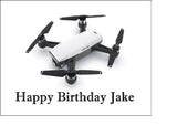 Drone Edible Icing Cake Topper 01