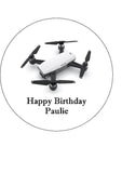 Drone Edible Icing Cake Topper 01