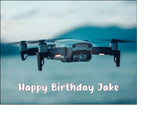 Drone Edible Icing Cake Topper 03