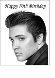 Elvis Presley 01 Edible Icing Cake Topper or Ribbon