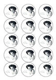 Elvis Presley 02 Edible Icing Cake Topper or Ribbon