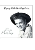 Elvis Presley 02 Edible Icing Cake Topper or Ribbon