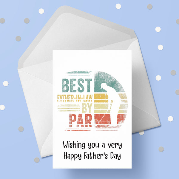 Father's Day Card 28 - Golf loving Father in Law
