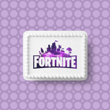 Fortnite Logo Edible Icing Cake Topper