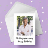 George Clooney 02 Edible Icing Cake Topper or Ribbon