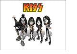 Kiss (the band) Edible Icing Cake Topper