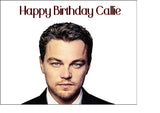 Leonardo DiCaprio 02 Edible Icing Cake Topper