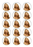 Mariah Carey 01 Edible Icing Cake Topper