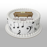 Piano Edible Icing Cake Topper 03