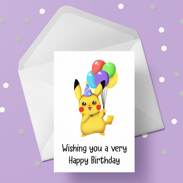 Pokemon Birthday Card 02