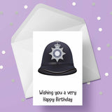 Police Officer Male Edible Icing Cake Topper - Policeman