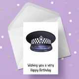 Police Officer Male Edible Icing Cake Topper - Policeman