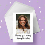 Princess Kate Edible Icing Cake Topper or Ribbon