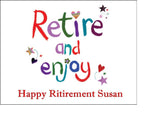 Retirement Edible Icing Cake Topper 01