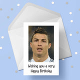 Cristiano Ronaldo 01 Edible Icing Cake Topper or Ribbon