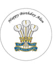 Royal Welsh Fusiliers Edible Icing Cake Topper