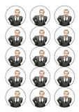 Ryan Gosling 02 Edible Icing Cake Topper or Ribbon