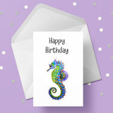 Seahorse 01 Edible Icing Cake Topper