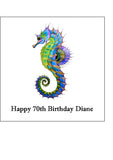 Seahorse 01 Edible Icing Cake Topper