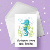 Seahorse 01 Edible Icing Cake Topper