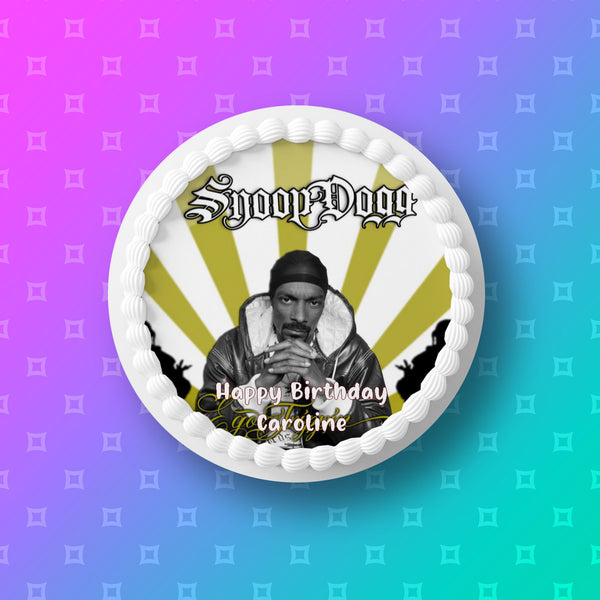 Snoop Dogg Edible Icing Cake Topper 01