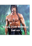 Sylvester Stallone 02 Edible Icing Cake Topper - Rambo