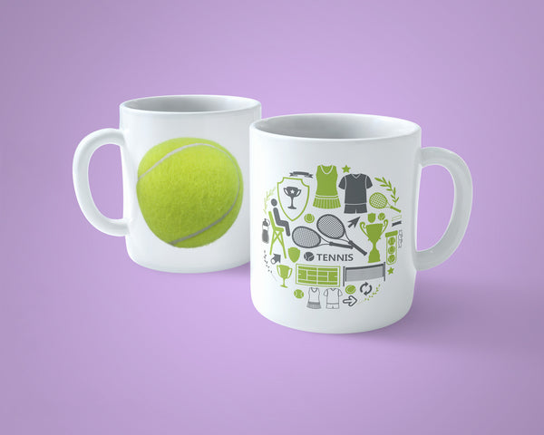 Tennis themed Mug