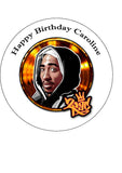 Tupac Shakur 02 Edible Icing Cake Topper