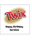 Twix Chocolate Edible Icing Cake Topper