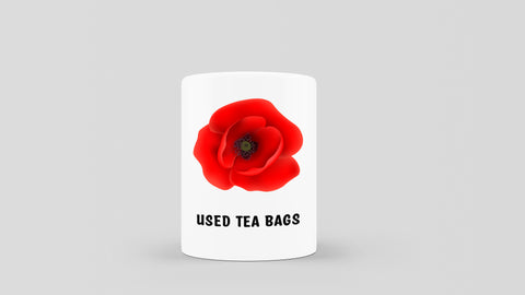 Used Tea Bag Holder 11 - Poppy Design