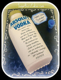 Absolut Vodka Label Edible Icing Topper 01