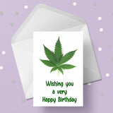 Weed, Cannabis, Marijuana Edible Icing Cake Topper 08