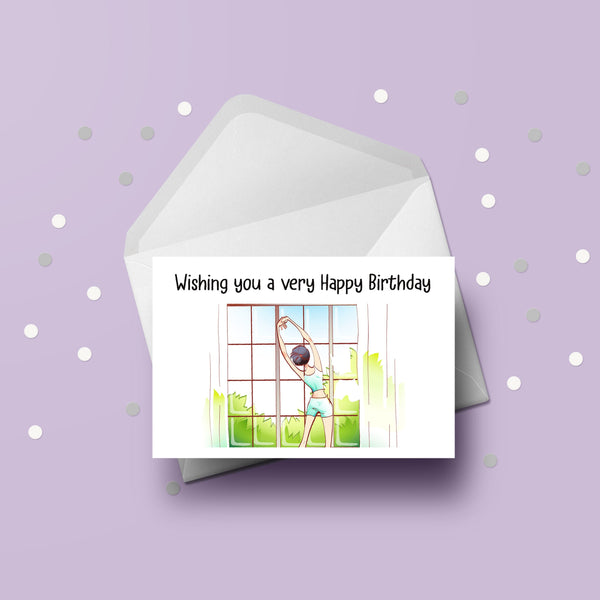 Pilates Birthday Card 01