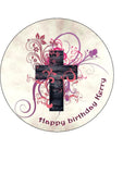 7.5" Round Edible Icing Cake Topper with your own image