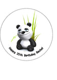 Panda Bear 01 Edible Icing Cake Topper