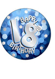 18th Birthday Edible Icing Cake Topper or Ribbon for Boys (04)