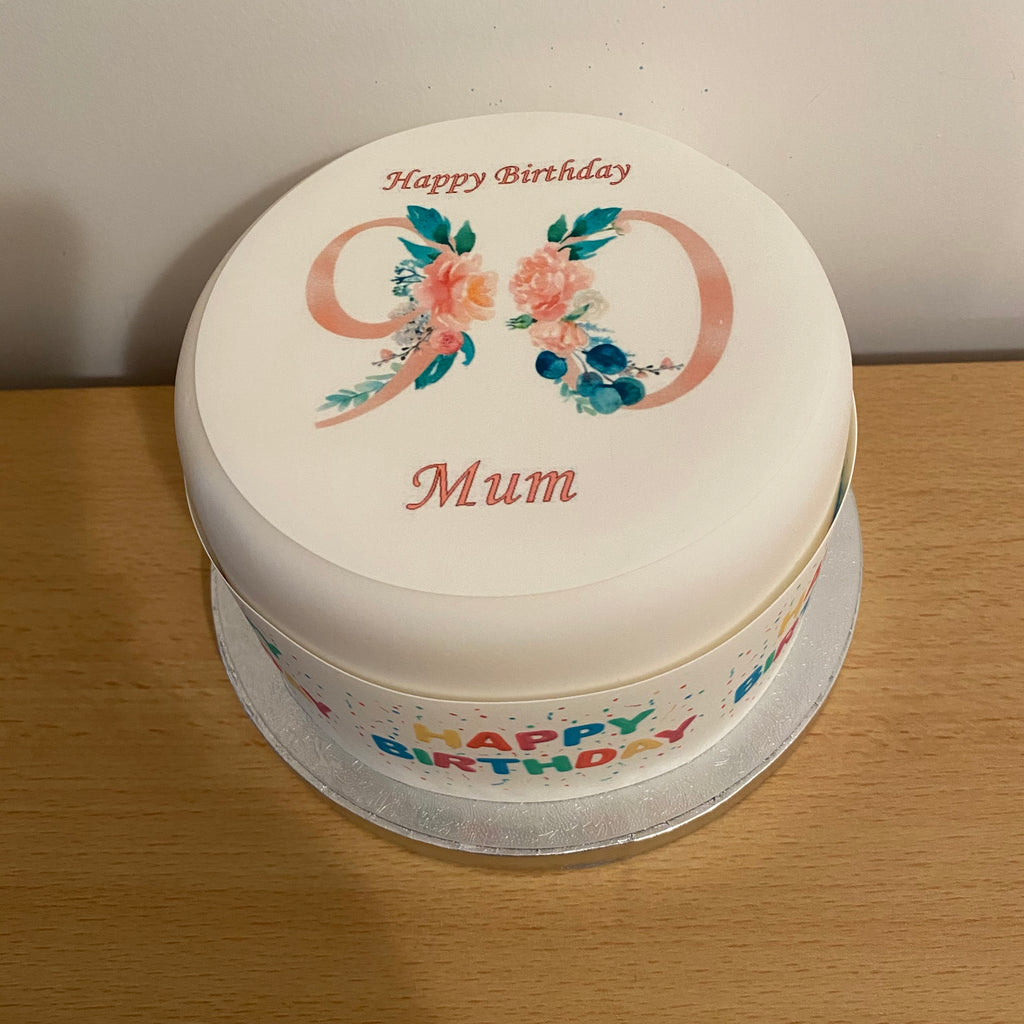 90th Birthday Cakes and Cake Ideas