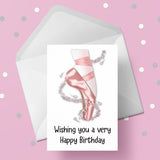 Ballet Pumps / Ballerina Card