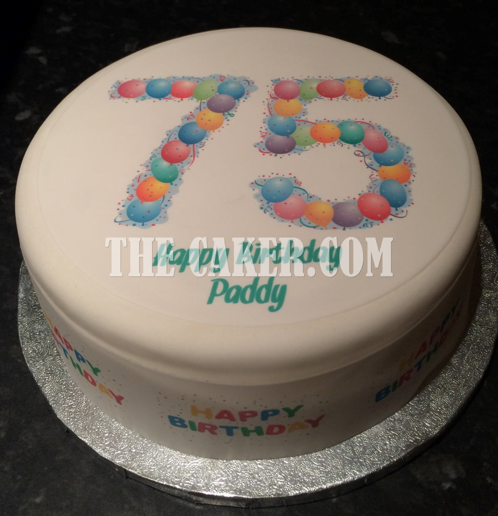 75th Birthday Cake Topper 75 Years Loved Cake Topper 75th |  centenariocat.upeu.edu.pe