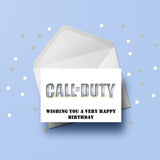 Call of Duty 04 Edible Icing Cake Topper or Ribbon