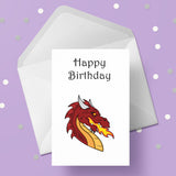 Dragon 02 Birthday Card