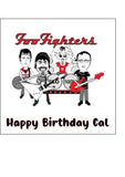 Foo Fighters 02 Edible Icing Cake Topper or Ribbon